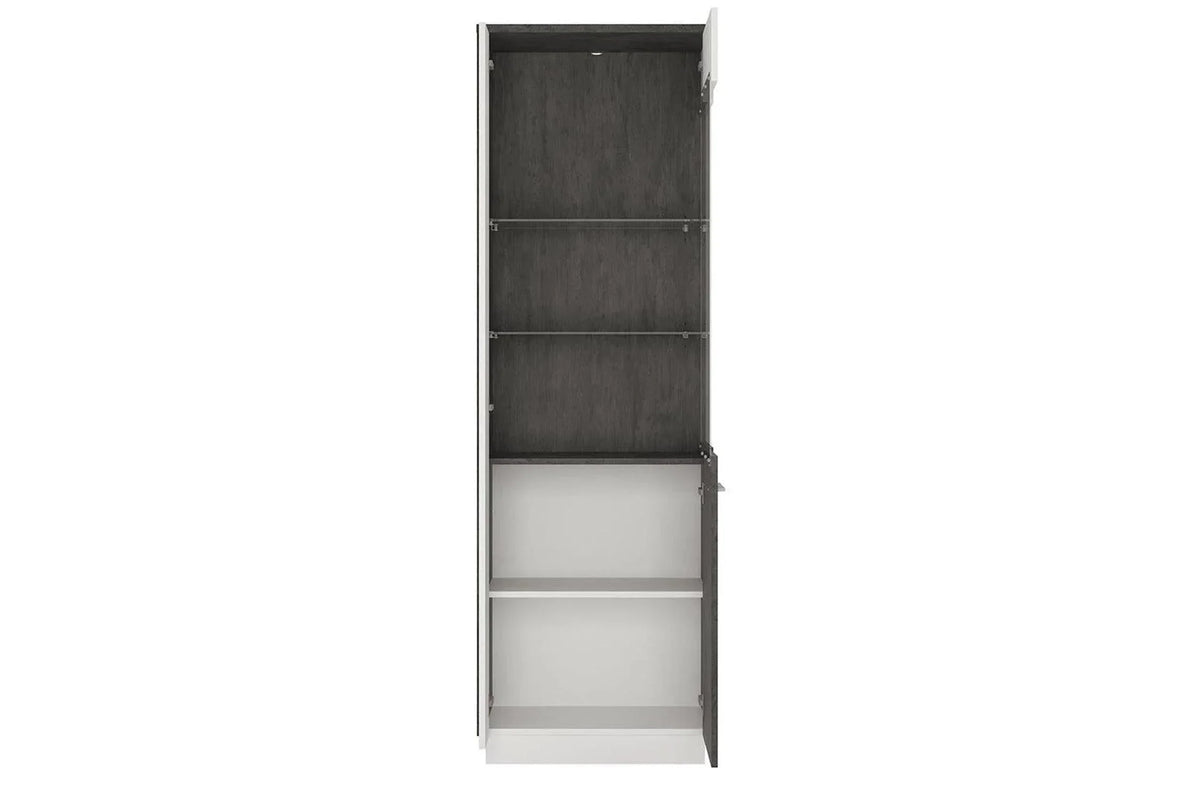 Zingaro Tall Glazed Display Cabinet (Rh)