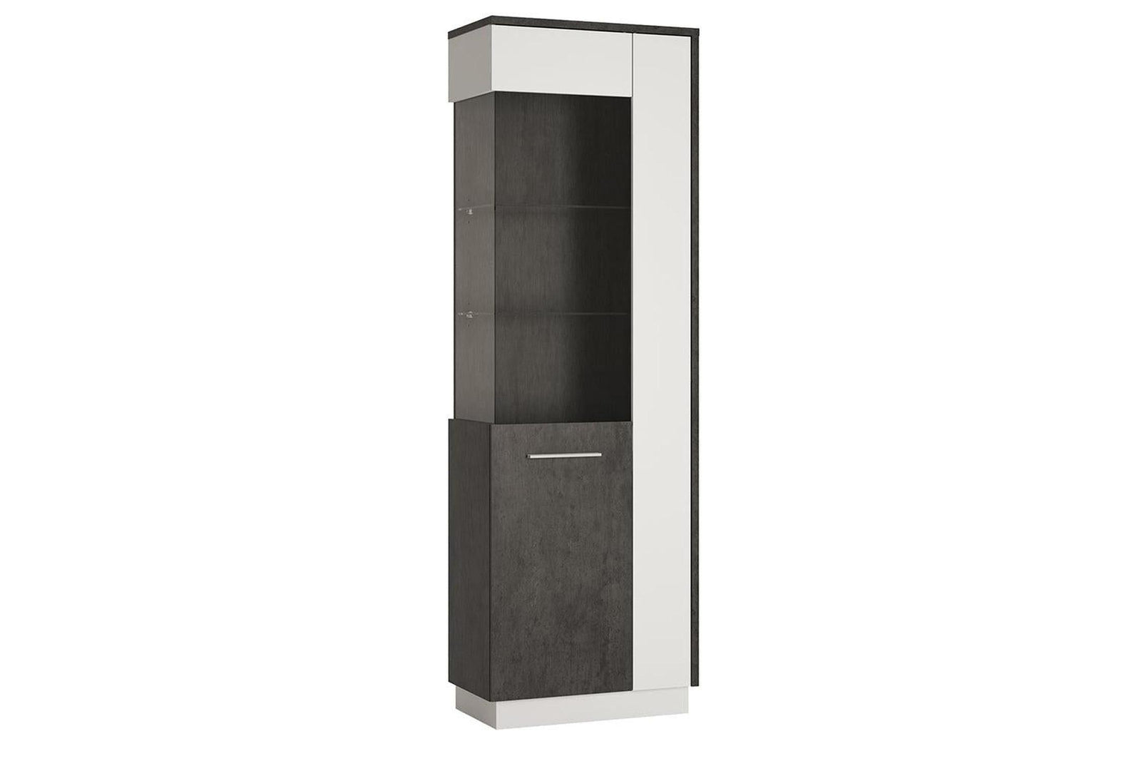 Zingaro Tall Glazed Display Cabinet (Lh)