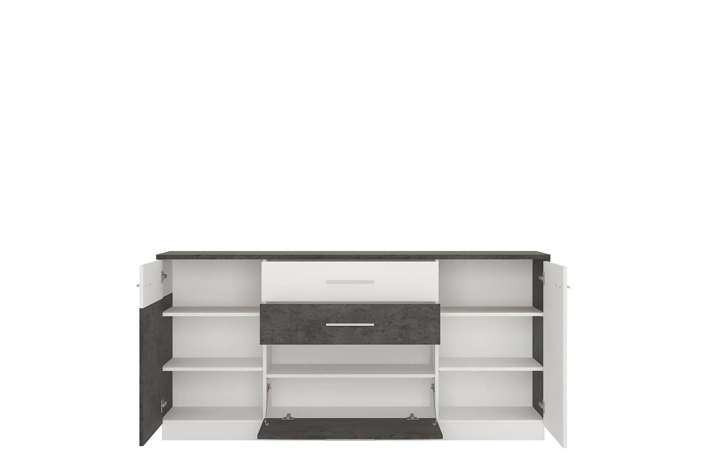 Zingaro 2 Door 2 Drawer 1 Compartment Sideboard