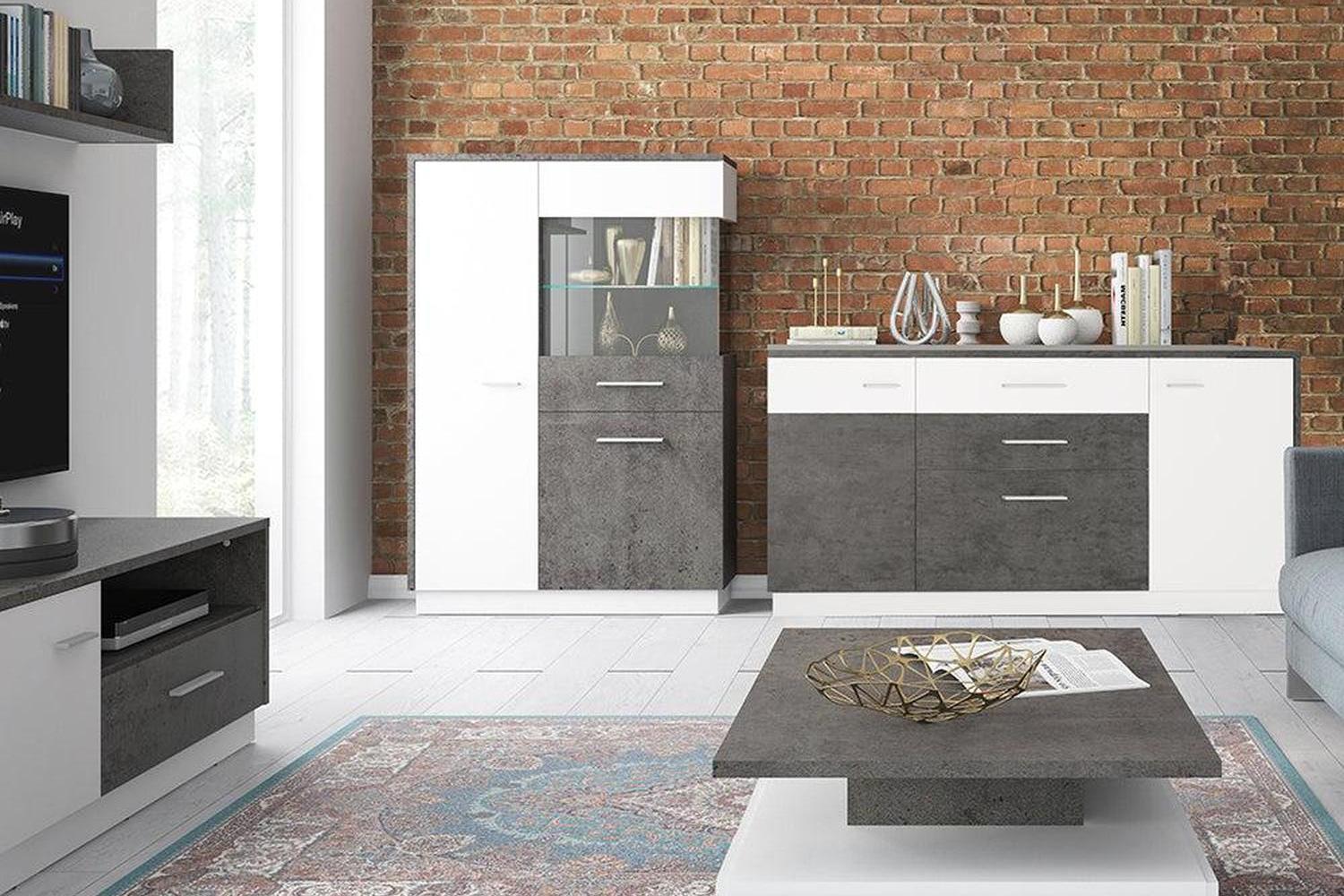 Zingaro 2 Door 2 Drawer 1 Compartment Sideboard