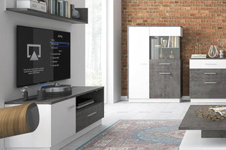 Zingaro 1 Door 1 Drawer Tv Cabinet
