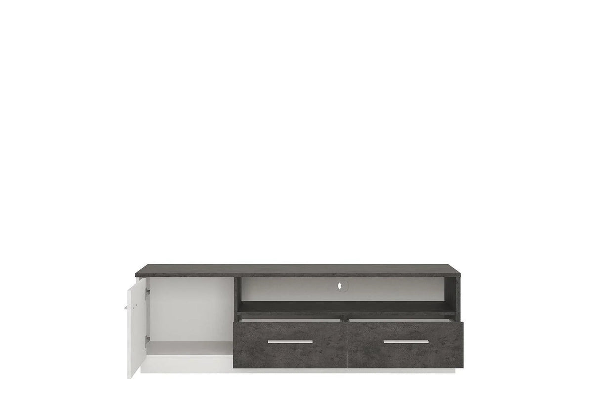 Zingaro 1 Door 2 Drawer Wide Tv Cabinet