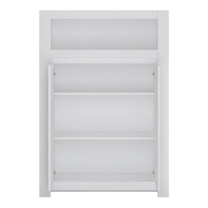 Novi 2 Door Cabinet in Alpine White