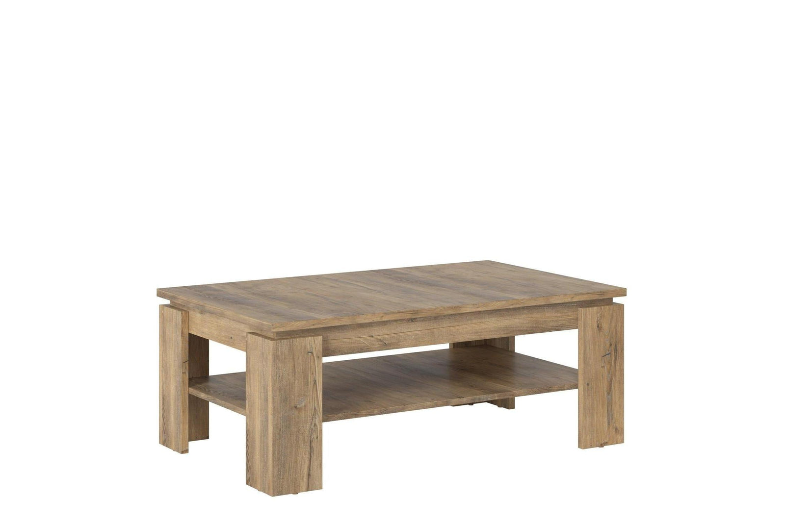 Rapallo Large Coffee Table In Chestnut And Matera Grey