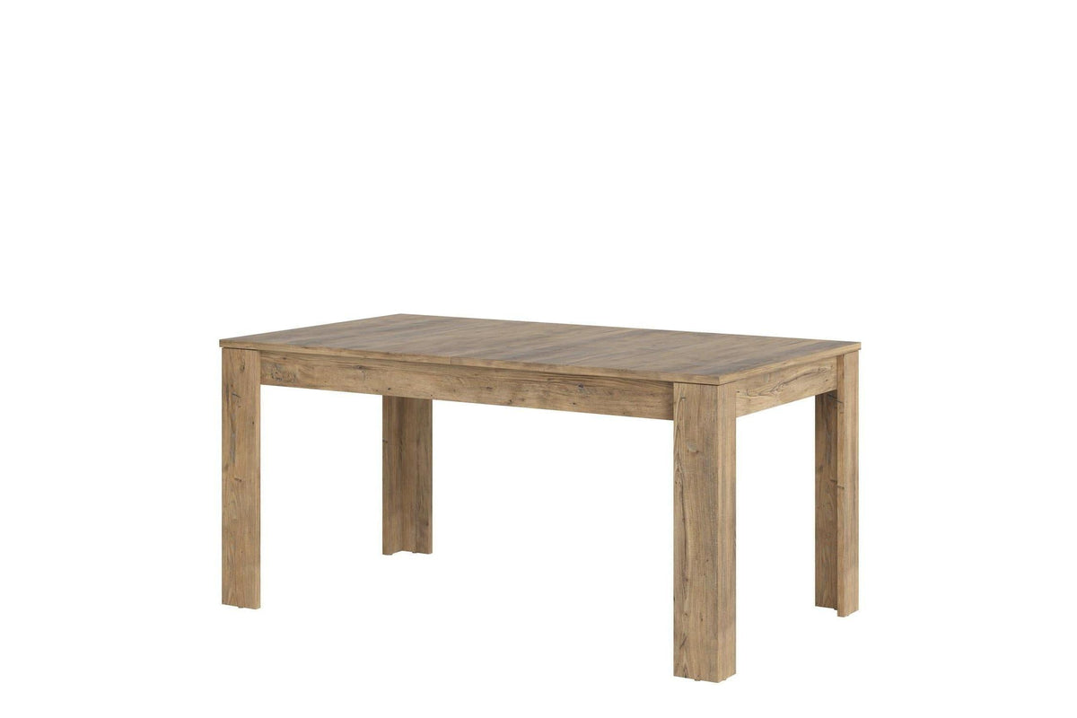 Rapallo Extending Dining Table 160-200cm In Chestnut And Matera Grey