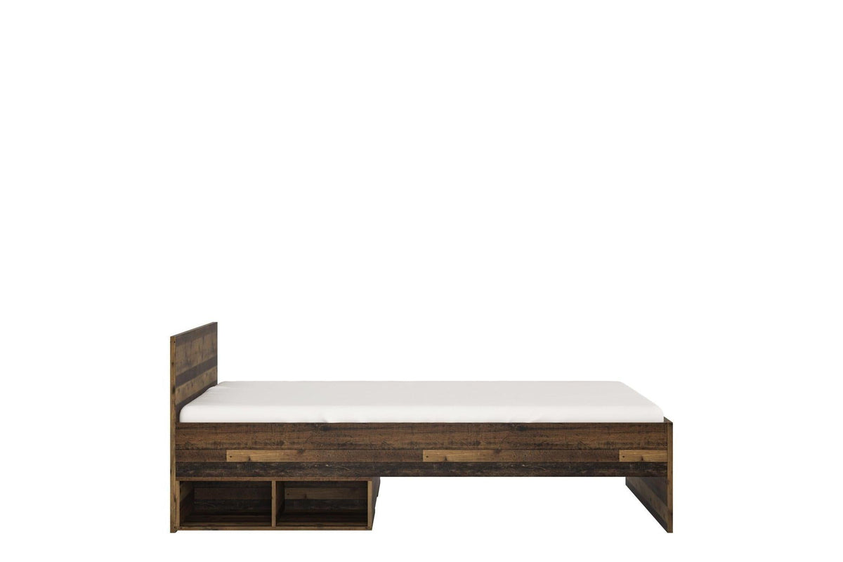 Brooklyn Single Bed 120cm In Walnut