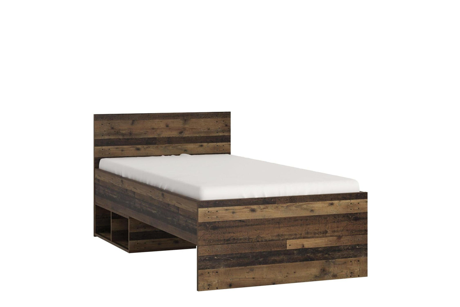 Brooklyn Single Bed 90cm In Walnut