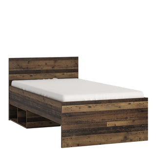 brooklyn single bed 90cm in walnut
