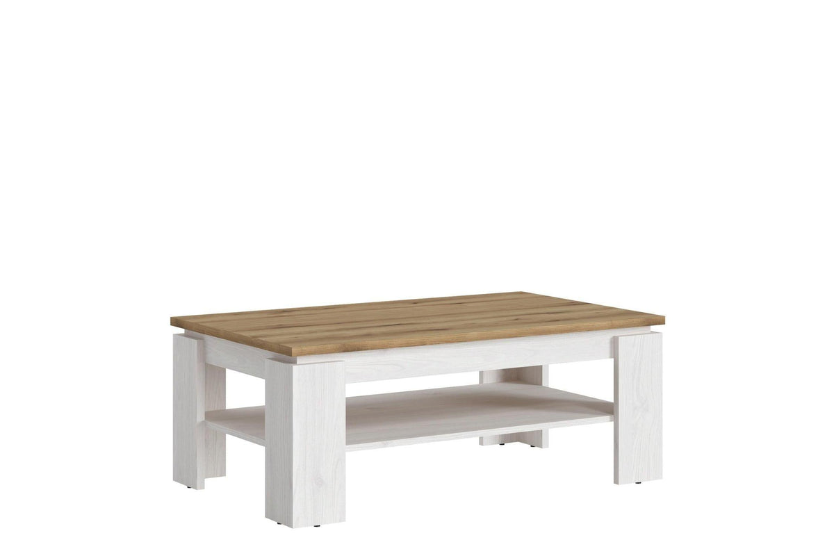 Celesto Coffee Table In White And Oak