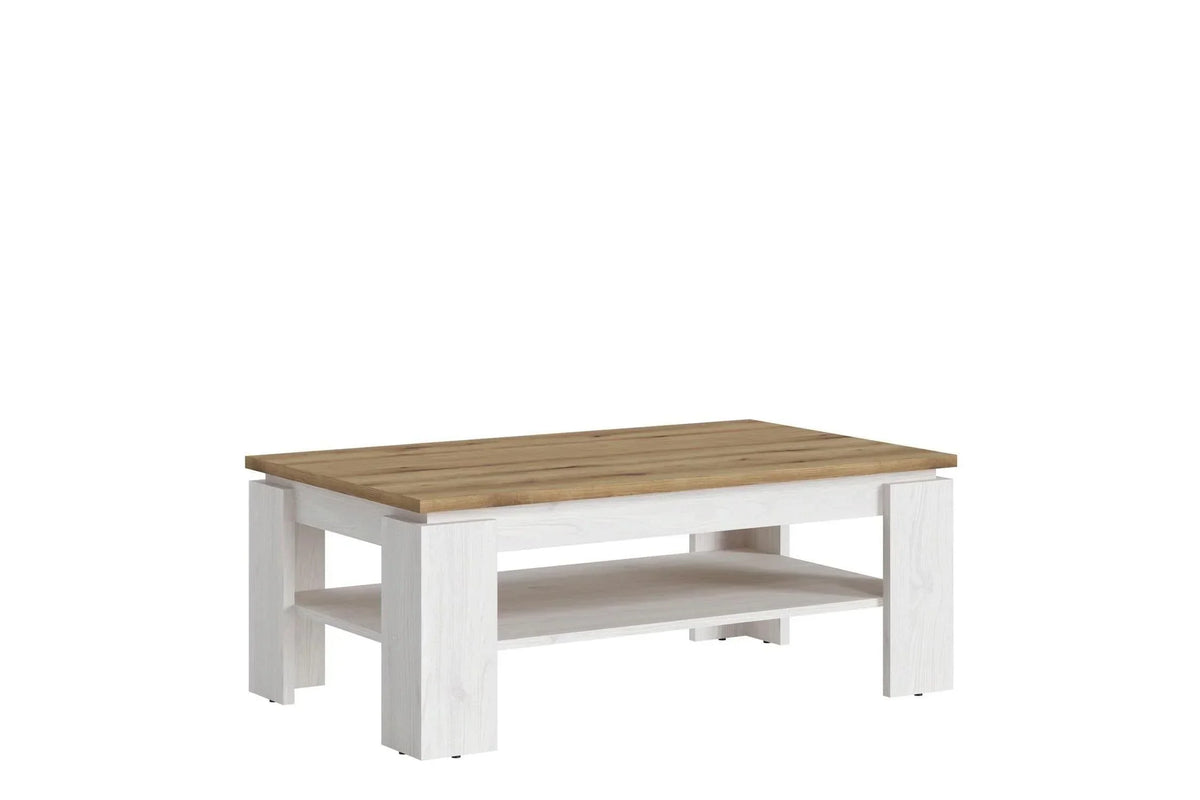 Celesto Coffee Table In White And Oak
