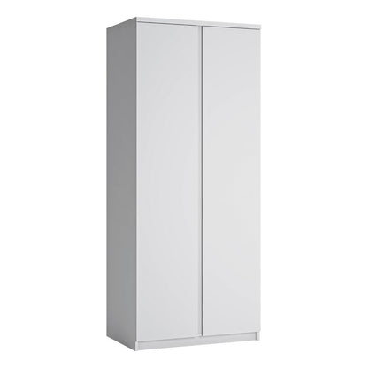 Fribo 2 Door Wardrobe in White