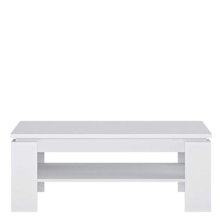 Fribo Large Coffee Table in White - Msofas LTD