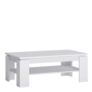 Fribo Large Coffee Table in White - Msofas LTD