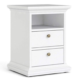 Paris Bedside 2 Drawers - Msofas LTD