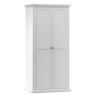 Paris Wardrobe with 2 Doors 96 - Msofas LTD