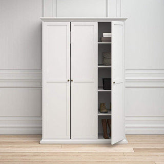 Paris Wardrobe with 3 Doors 138 - Msofas LTD