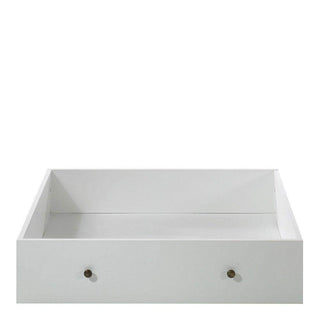 Paris Underbed Storage Drawer for Single Bed in White - Msofas LTD