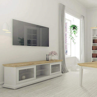 Paris TV Unit - Wide - 2 Doors 1 Shelf - Msofas LTD