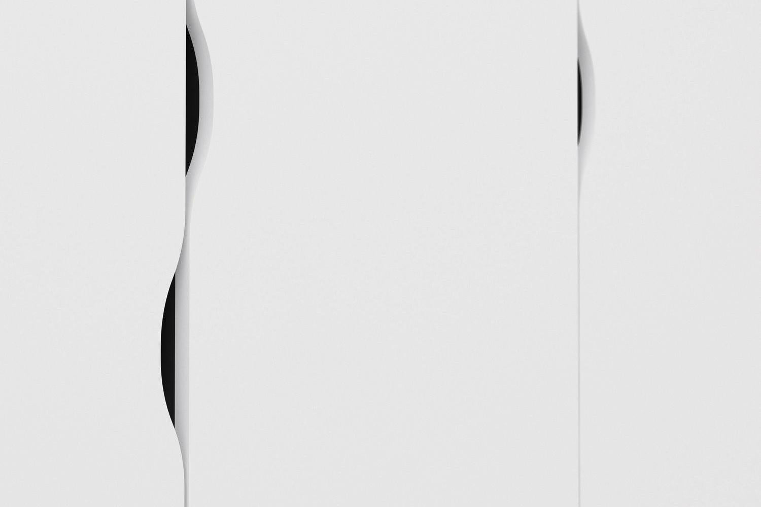 Oslo Wardrobe 3 Doors 3 Drawers In White And Oak