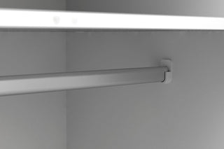 Oslo Wardrobe 3 Doors 3 Drawers In White And Oak