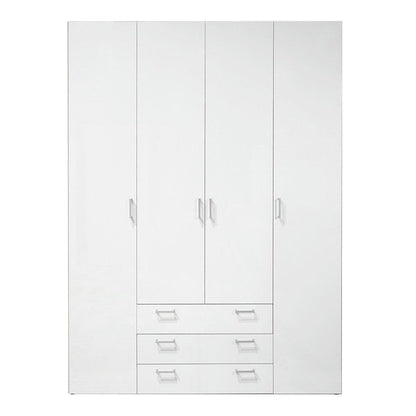 Space Wardrobe - 4 Doors 3 Drawers 154