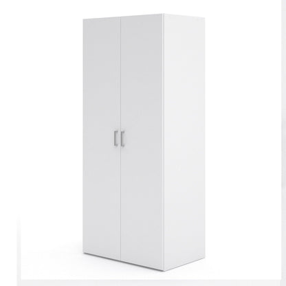 Space Wardrobe with 2 doors White 77