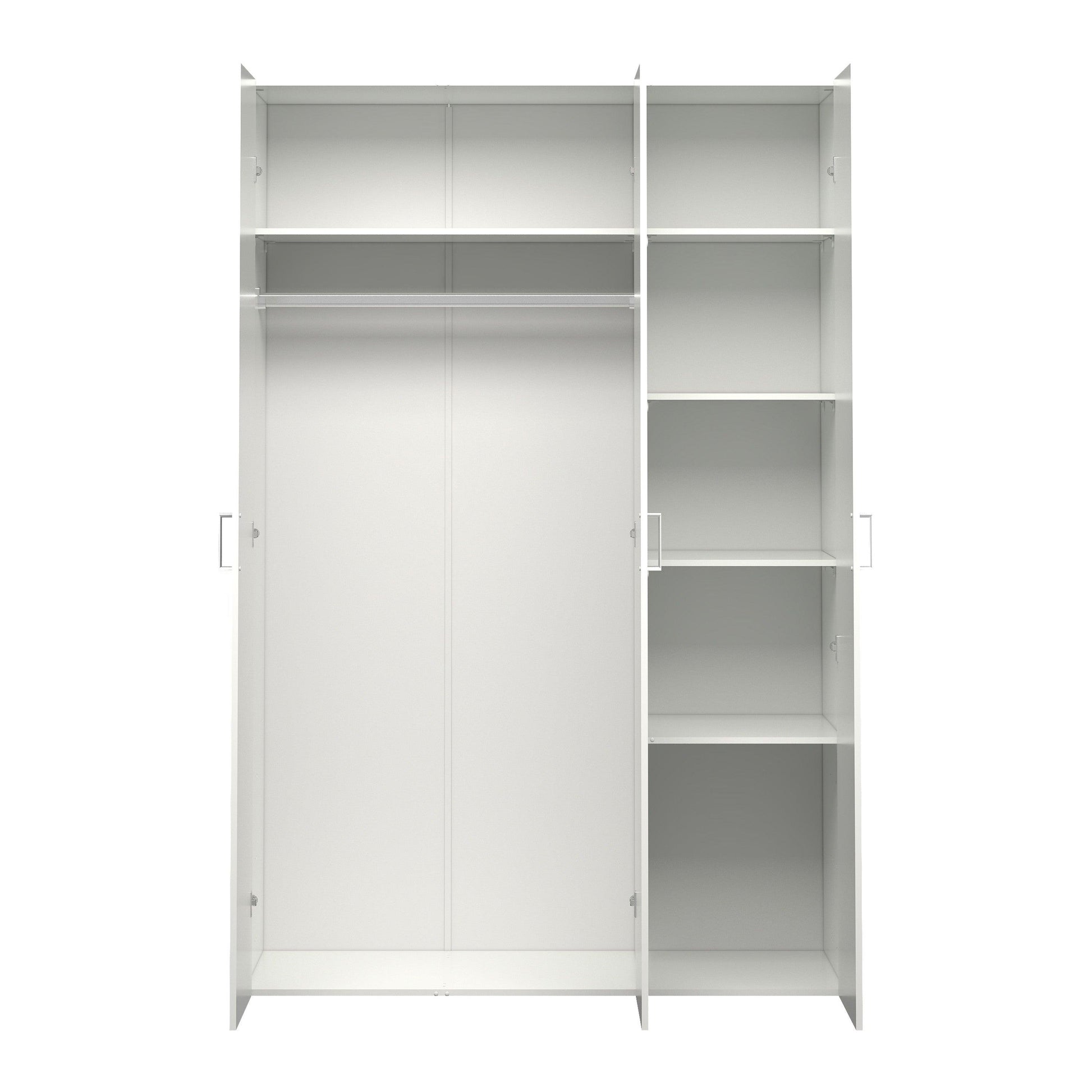 Space Wardrobe with 3 doors White 115