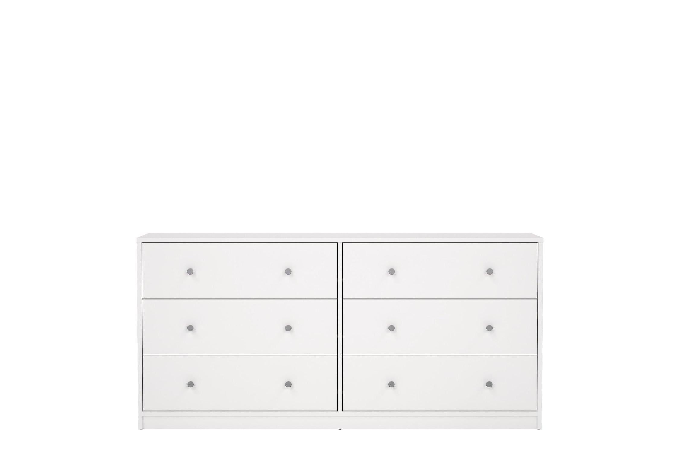 May Chest Of 6 Drawers (3+3) In White