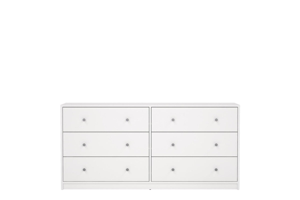 May Chest Of 6 Drawers (3+3) In White