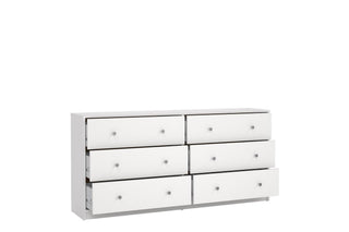 May Chest Of 6 Drawers (3+3) In White