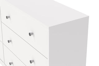 May Chest Of 6 Drawers (3+3) In White