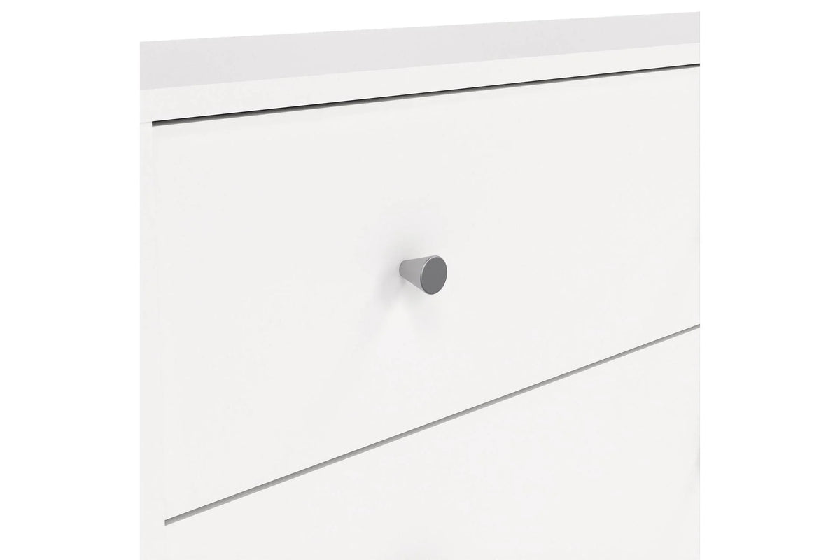 May Chest Of 6 Drawers (3+3) In White