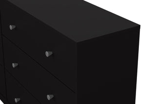 May Chest Of 6 Drawers (3+3) In Black