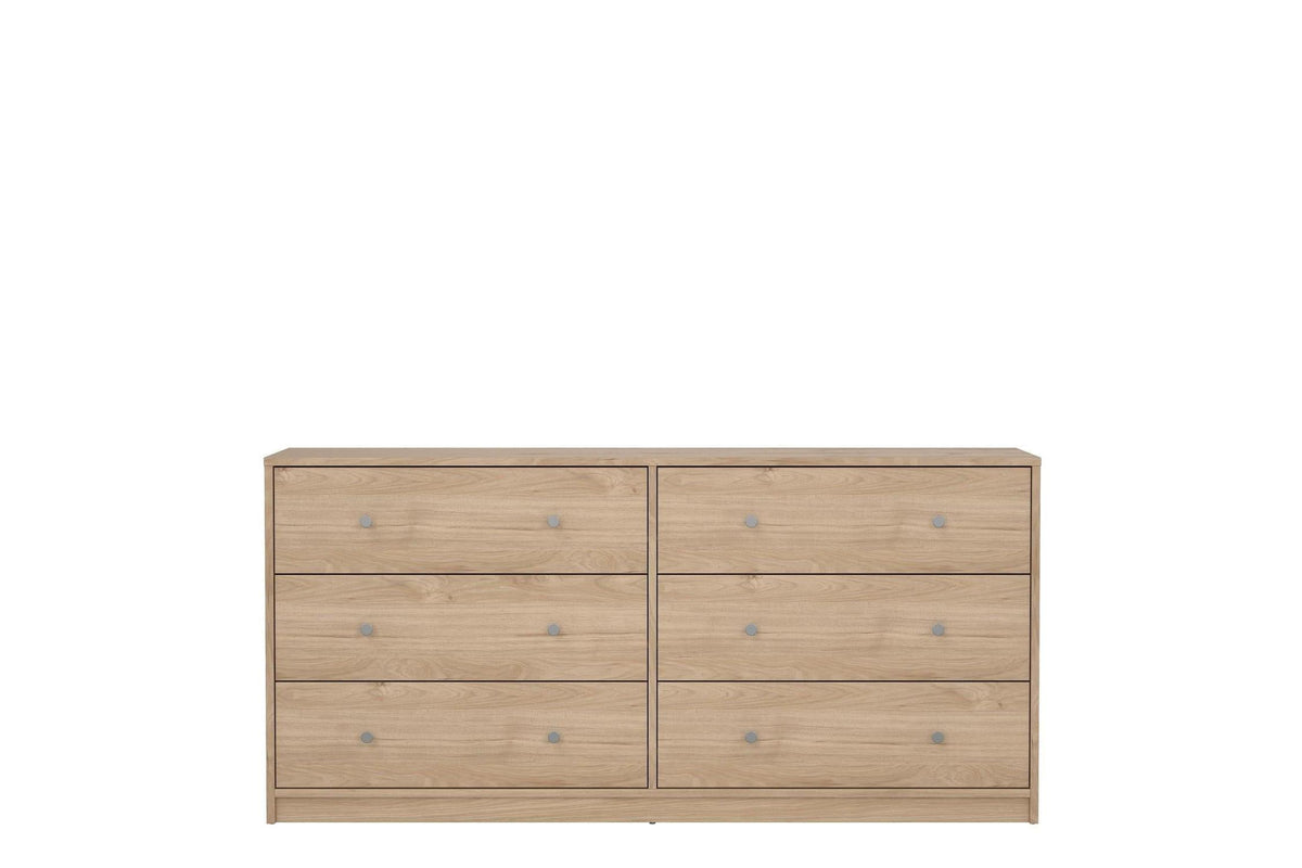 May Chest Of 6 Drawers (3+3) In Jackson Hickory Oak