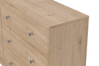 May Chest Of 6 Drawers (3+3) In Jackson Hickory Oak