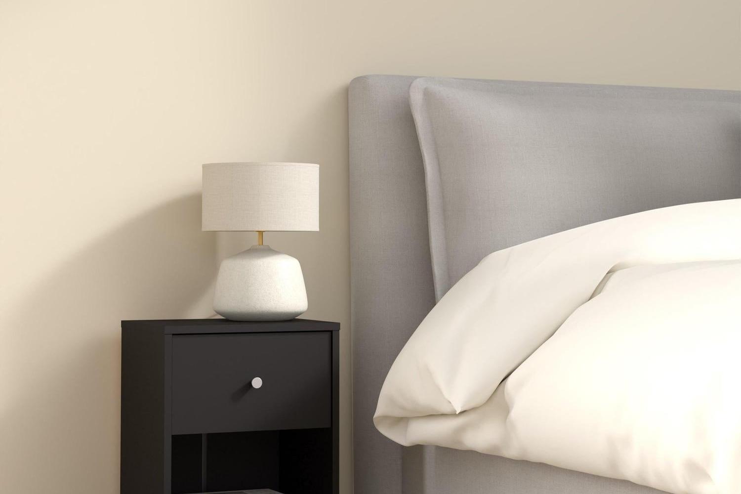 May Bedside 1 Drawer In Black