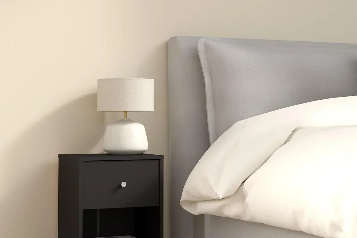 May Bedside 1 Drawer In Black