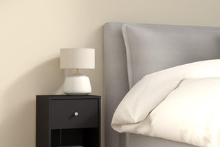 May Bedside 1 Drawer In Black