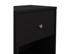 May Bedside 1 Drawer In Black