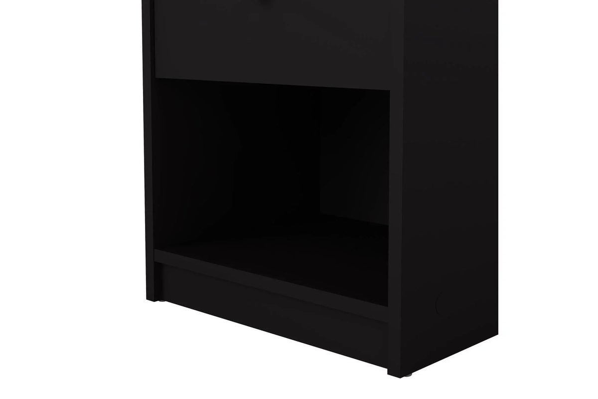 May Bedside 1 Drawer In Black