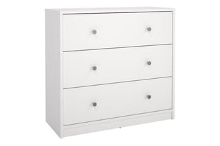 May Chest Of 3 Drawers In White