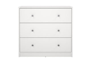 May Chest Of 3 Drawers In White