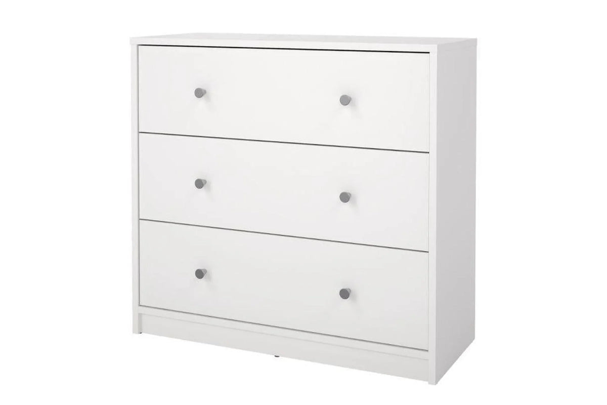 May Chest Of 3 Drawers In White
