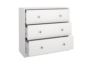 May Chest Of 3 Drawers In White