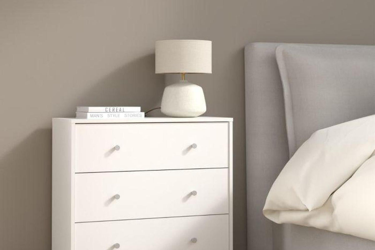 May Chest Of 3 Drawers In White