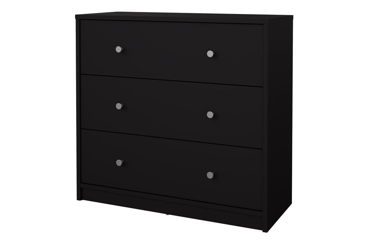 May Chest Of 3 Drawers In Black