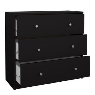 May Chest Of 3 Drawers In Black