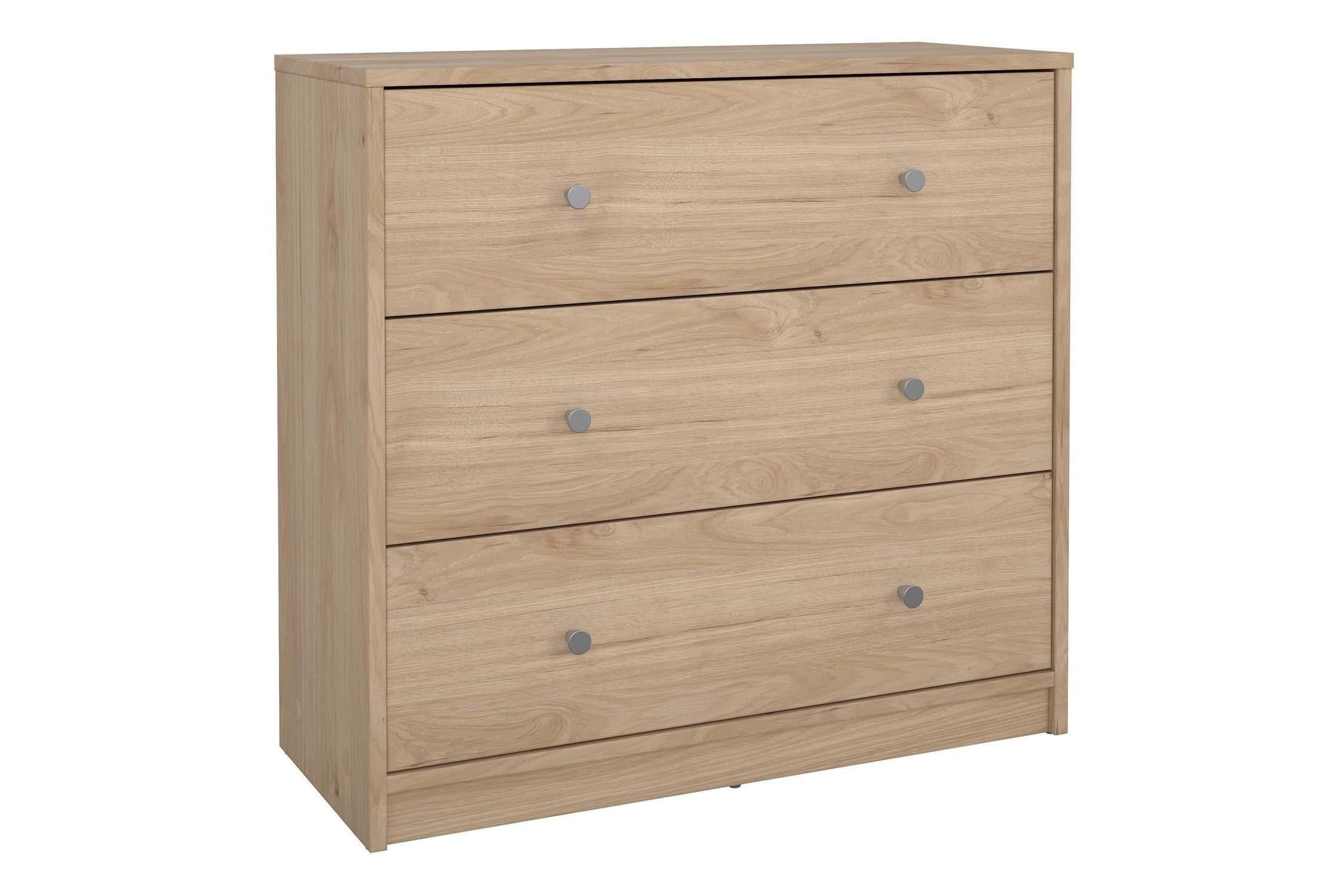 May Chest Of 3 Drawers In Jackson Hickory Oak