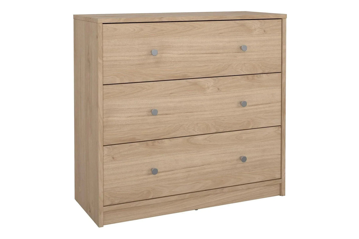 May Chest Of 3 Drawers In Jackson Hickory Oak