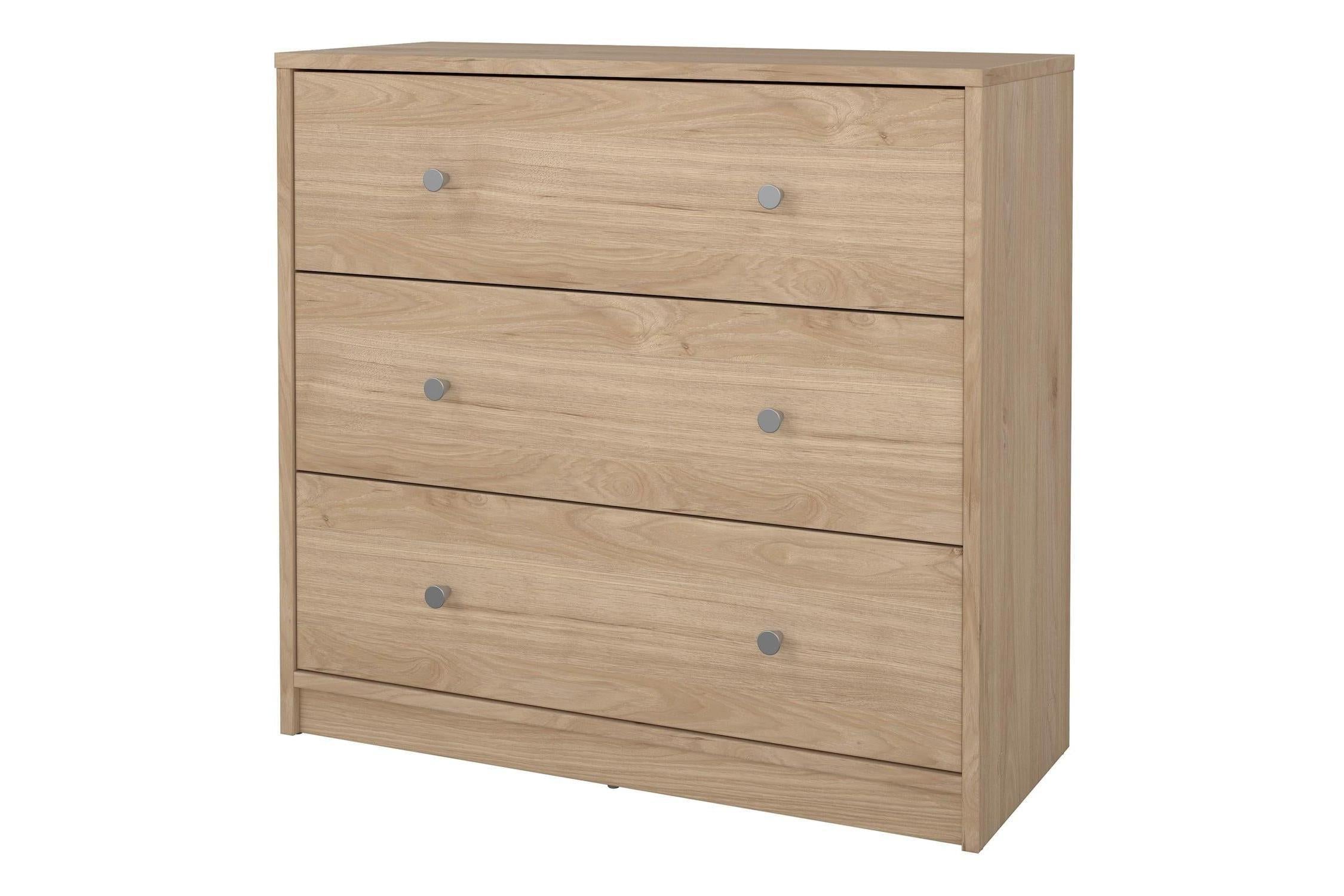 May Chest Of 3 Drawers In Jackson Hickory Oak
